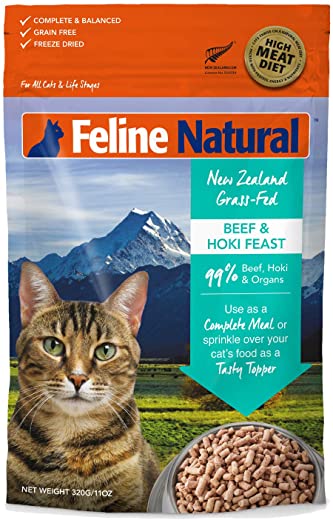 Feline Natural Beef & Hoki Feast