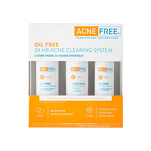 Acne Free 3 Step 24 Hour Acne Treatment...