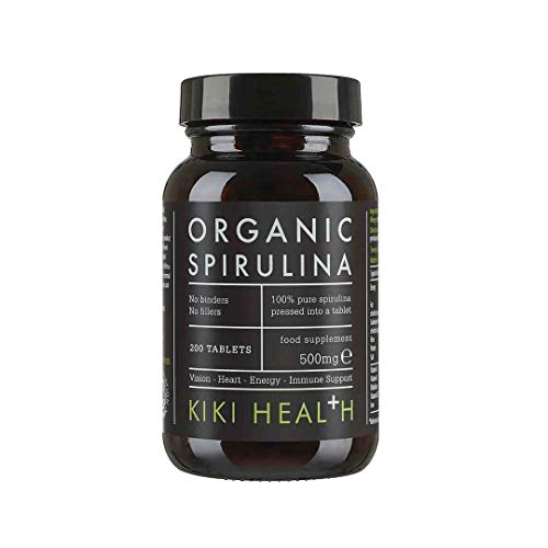 Kiki Health Organic Spirulina, 200 Tablets