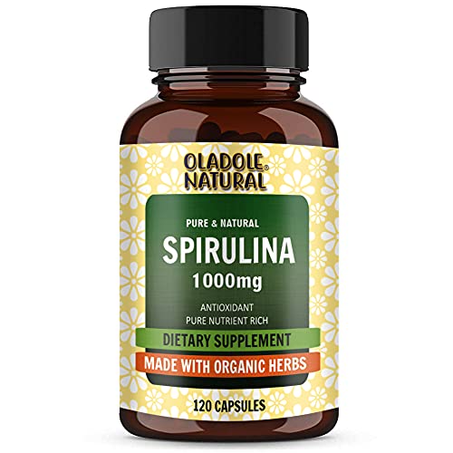 Oladole Natural Spirulina 120 Capsules