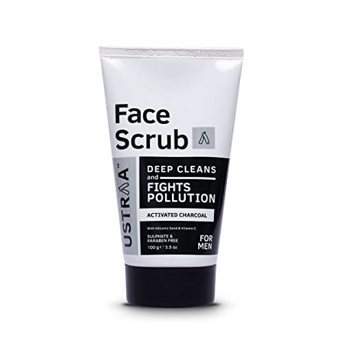 Ustraa Activated Charcoal Face Scrub Fo...