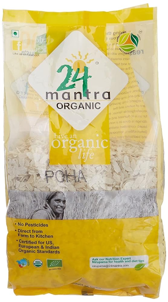 24 Mantra Organic Poha 500g