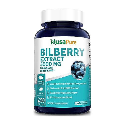 Bilberry Extract Capsules – Healt...