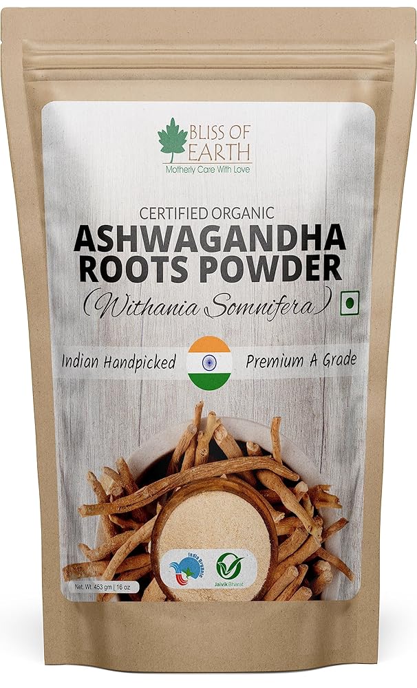 Bliss of Earth Organic Ashwagandha Powder