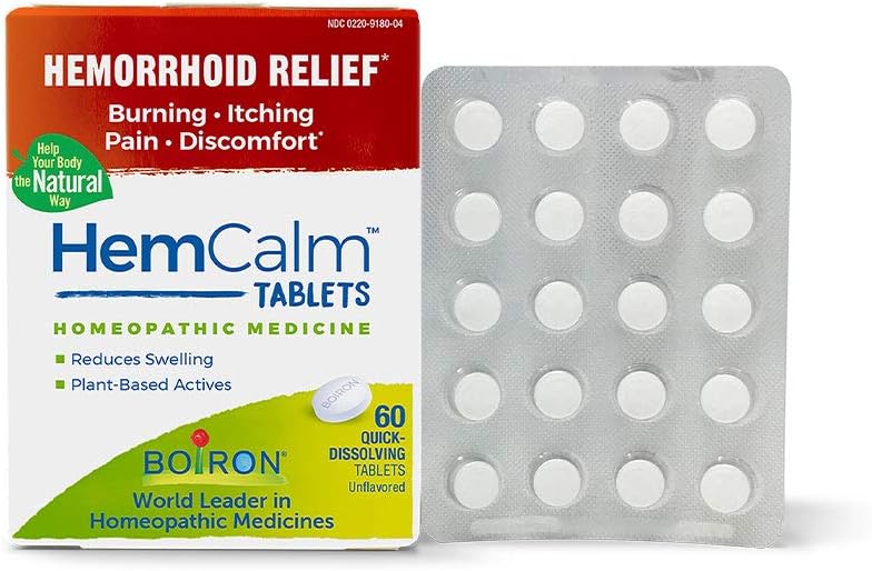 Boiron Hemcalm Tablets for Hemorrhoid R...