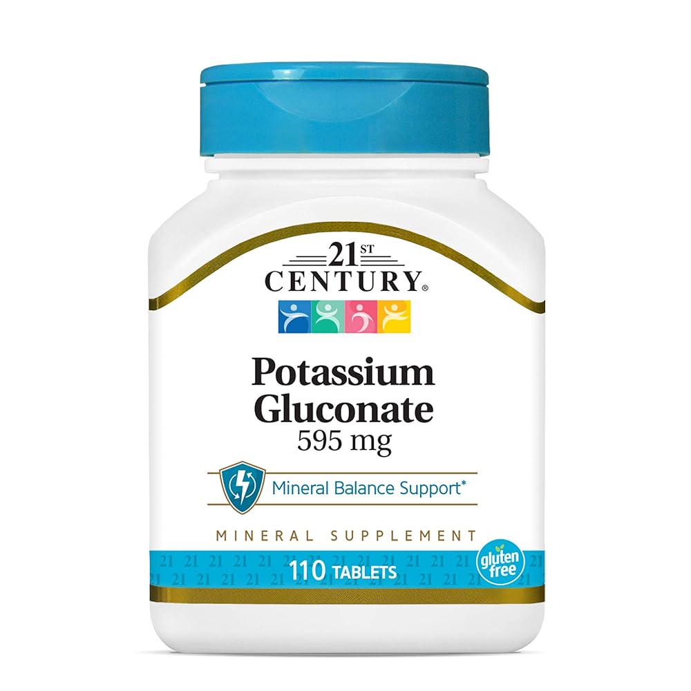BrandName Potassium Gluconate, 595mg, 1...
