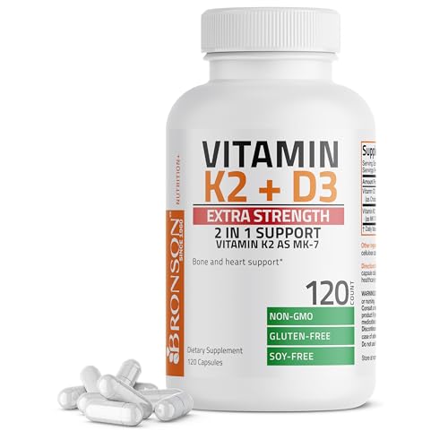 Bronson Vitamin K2 D3 Supplement