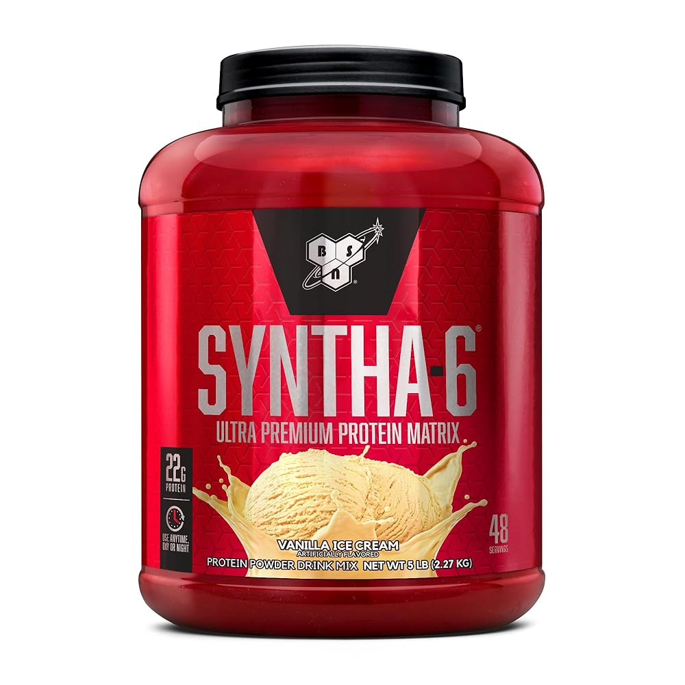 BSN Syntha-6 Vanilla Protein Powder, 5 lbs