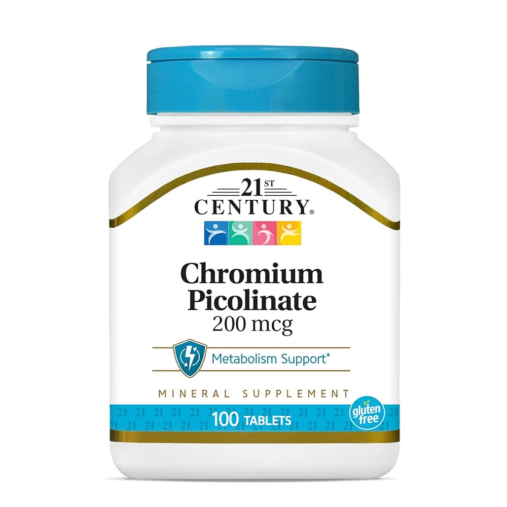 Chromium Picolinate 200mcg, 100 Tablets