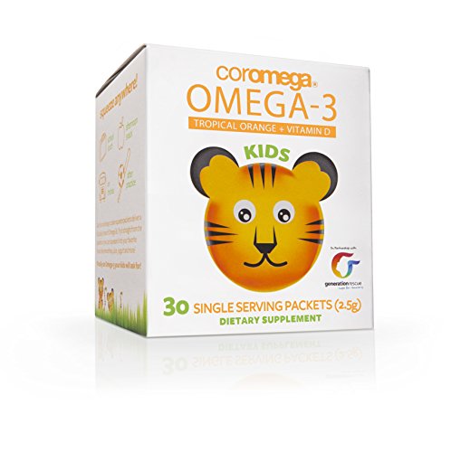 Coromega Kids Omega 3 Squeeze Packets
