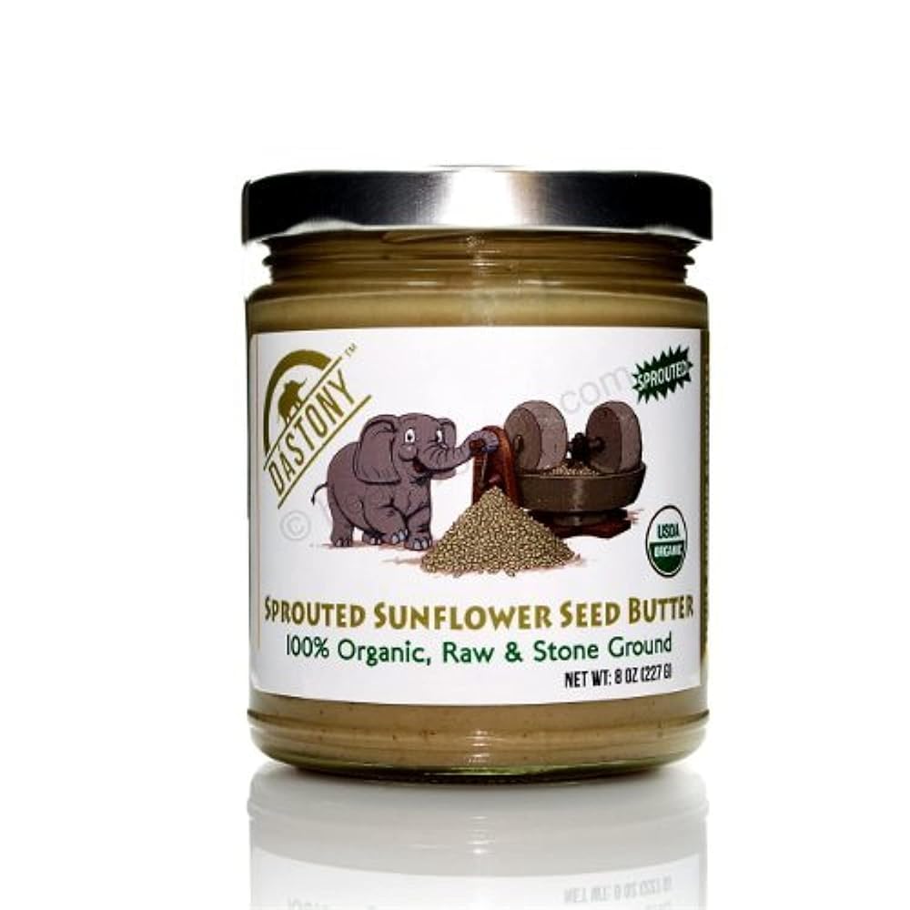 Dastony Sprouted Sunflower Seed Butter,...