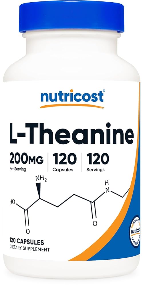 Double Strength L-Theanine 200mg –...