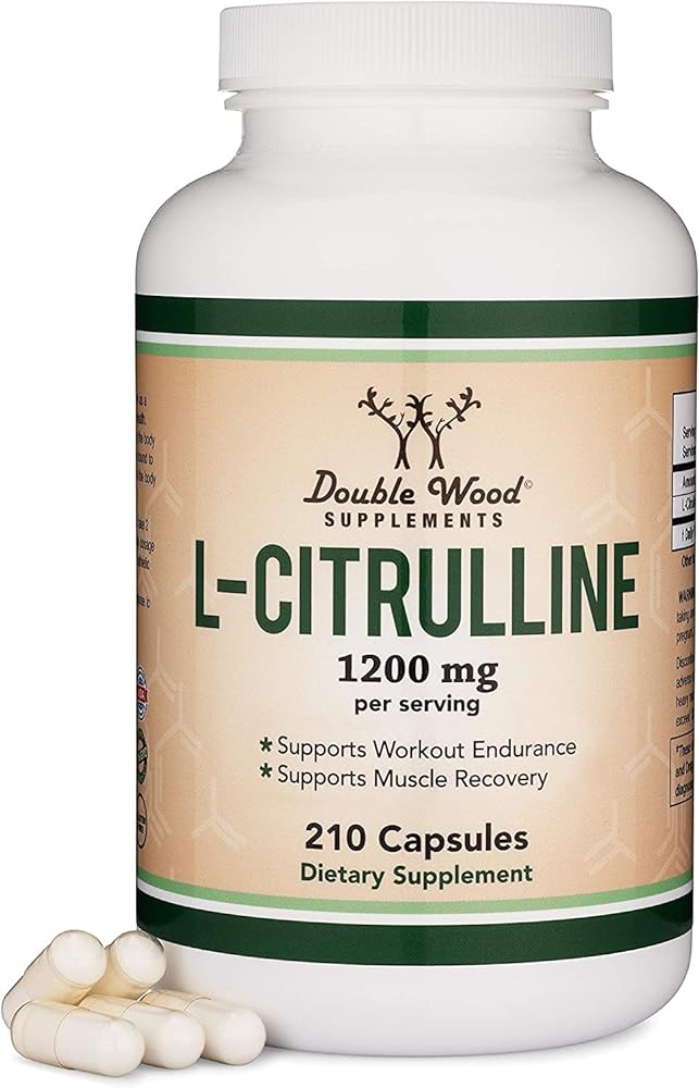 Double Wood L-Citrulline Capsules, 210 ...
