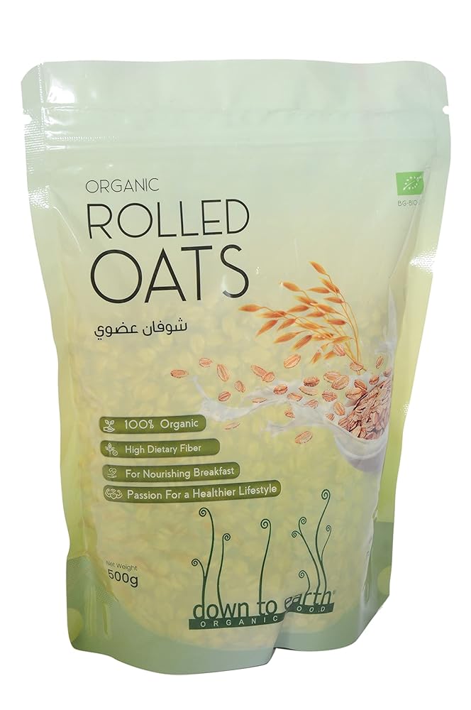 Down To Earth Organic Rolled Oat Flakes
