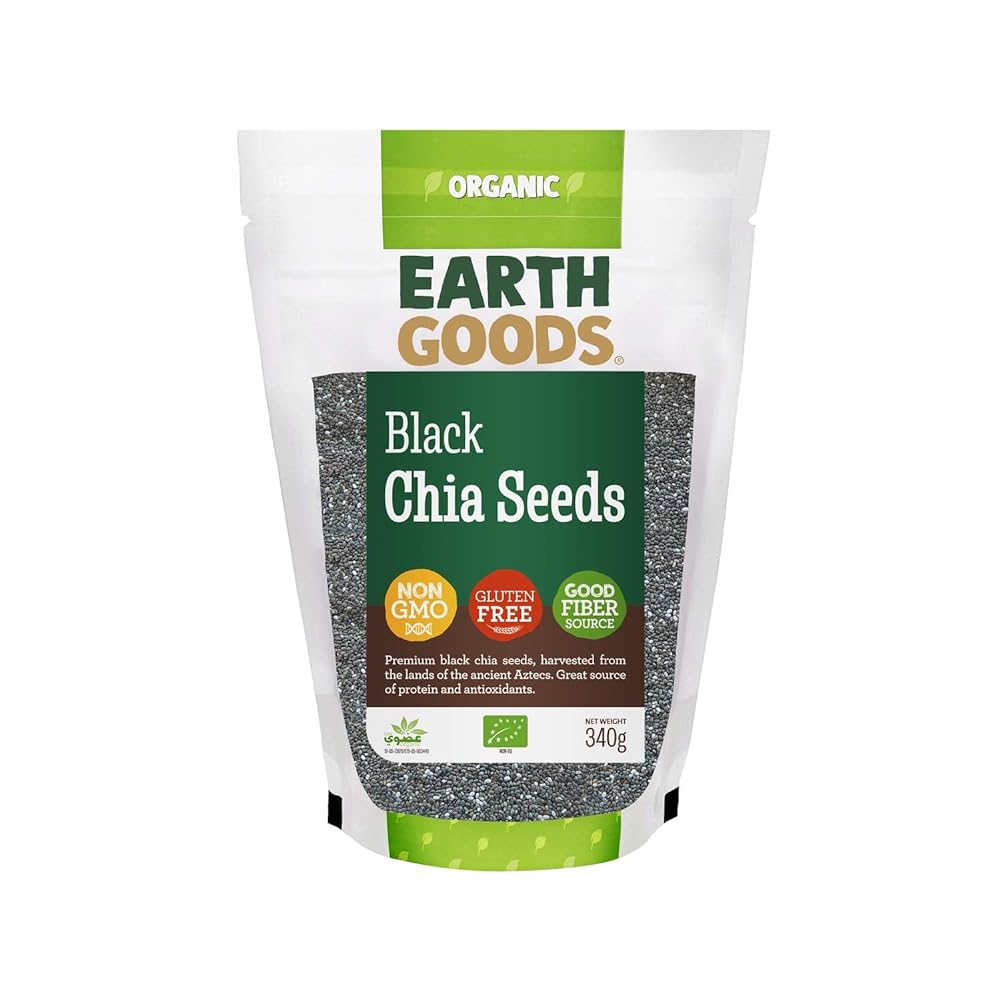 Earth Goods Organic Black Chia Seeds