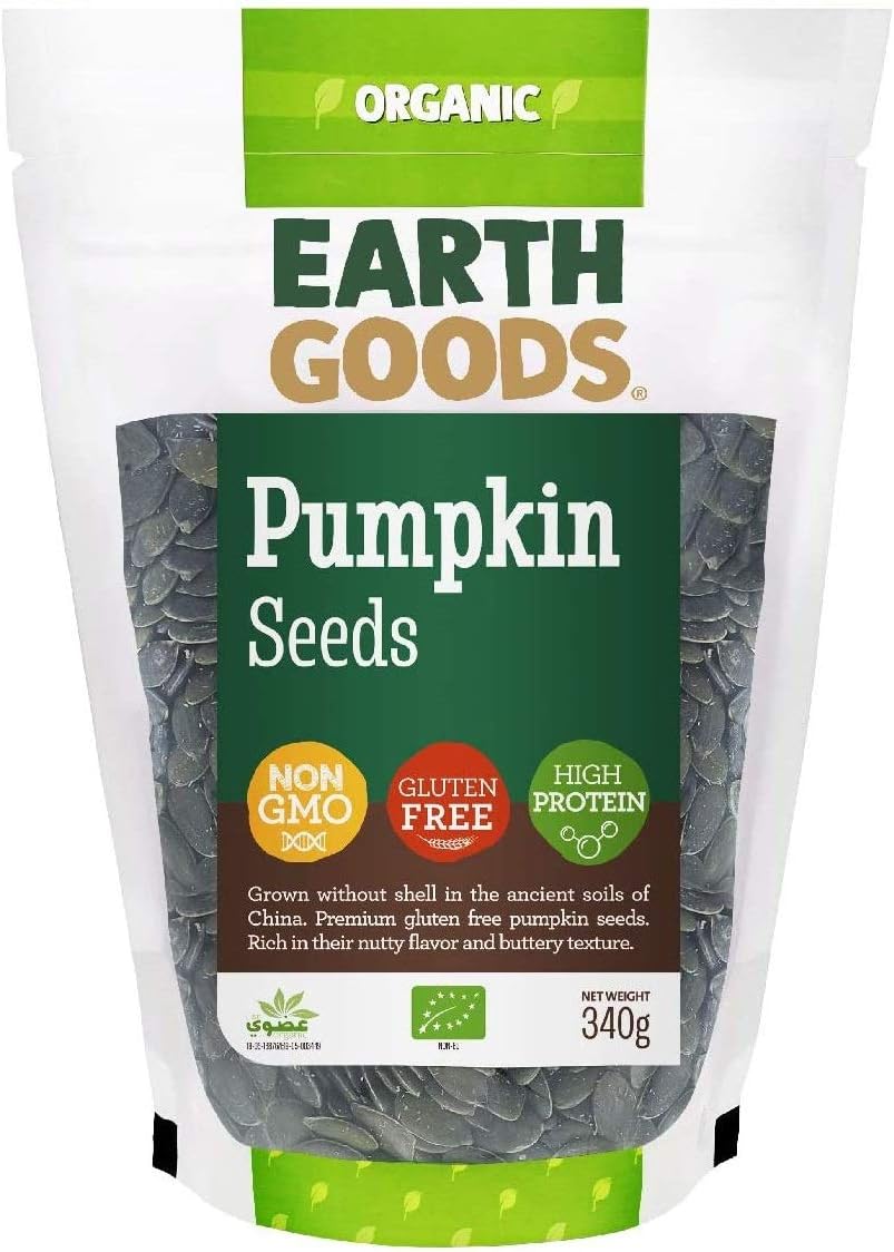 Earth Goods Organic Pumpkin Seeds 340g
