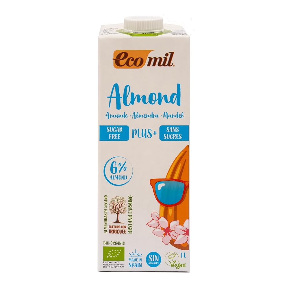 Ecomil Almond Nature Calcium Drink, 1L