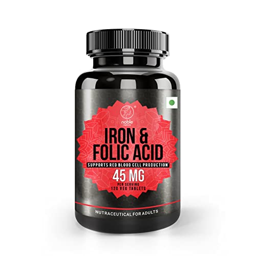 Iron + Folic Acid Supplement , 120 Tablets