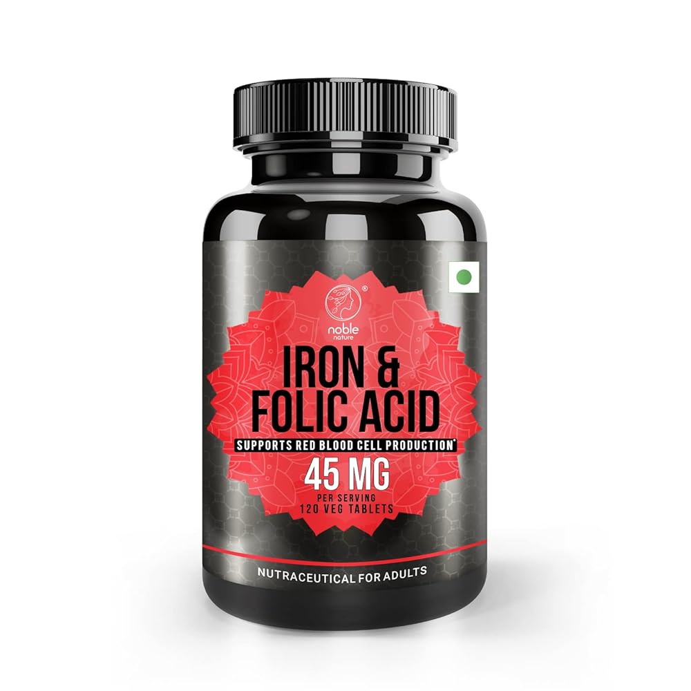 Iron + Folic Acid Supplement with Zinc ...