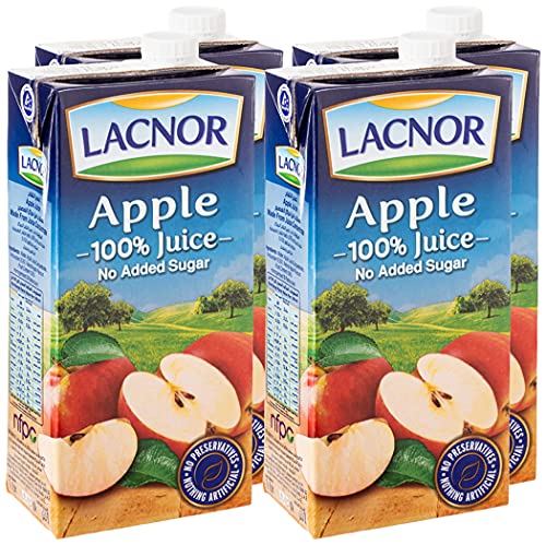 Lacnor Apple Juice, No Sugar, 1L