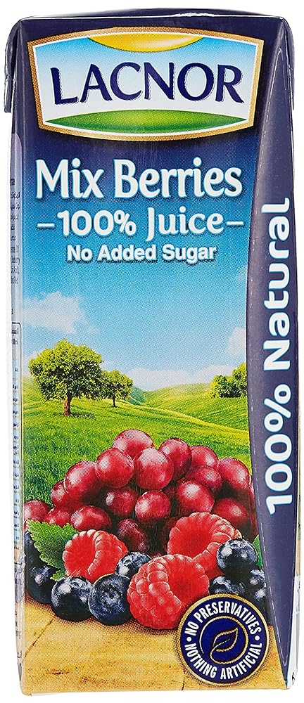 Lacnor Essentials Mix Berries 100% Juice