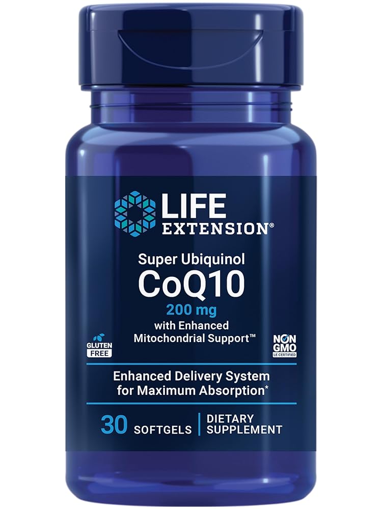 Life Extension CoQ10 200mg Softgels