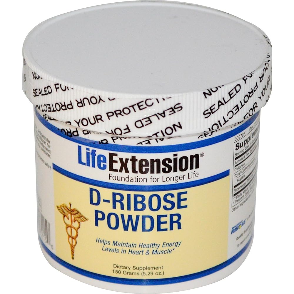 Life Extension D-Ribose Powder, 5.29 oz
