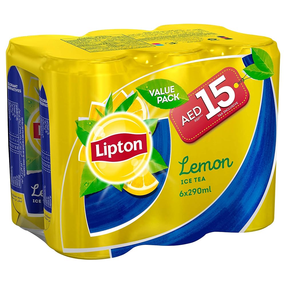 Lipton Lemon Ice Tea, 290mlx6