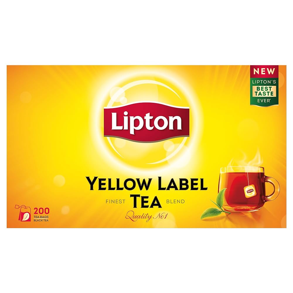 Lipton Yellow Label Black Tea, 200 Teabags