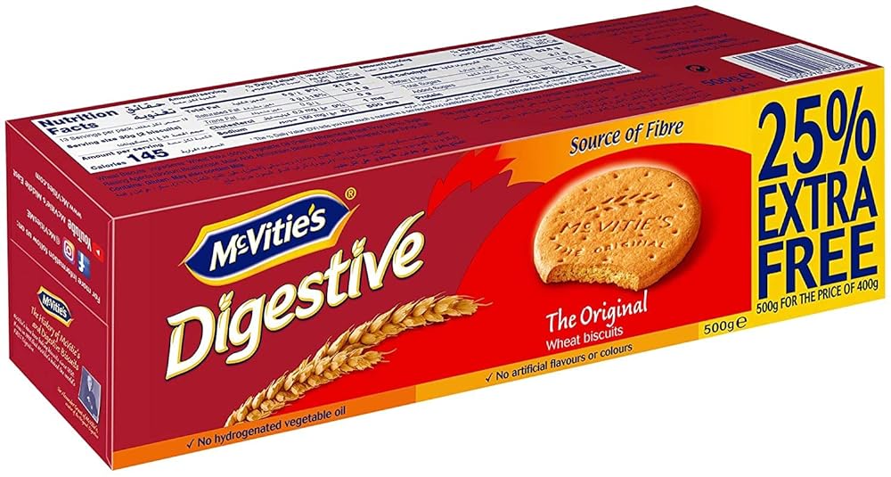 McVities Digestive Biscuits, 500gm