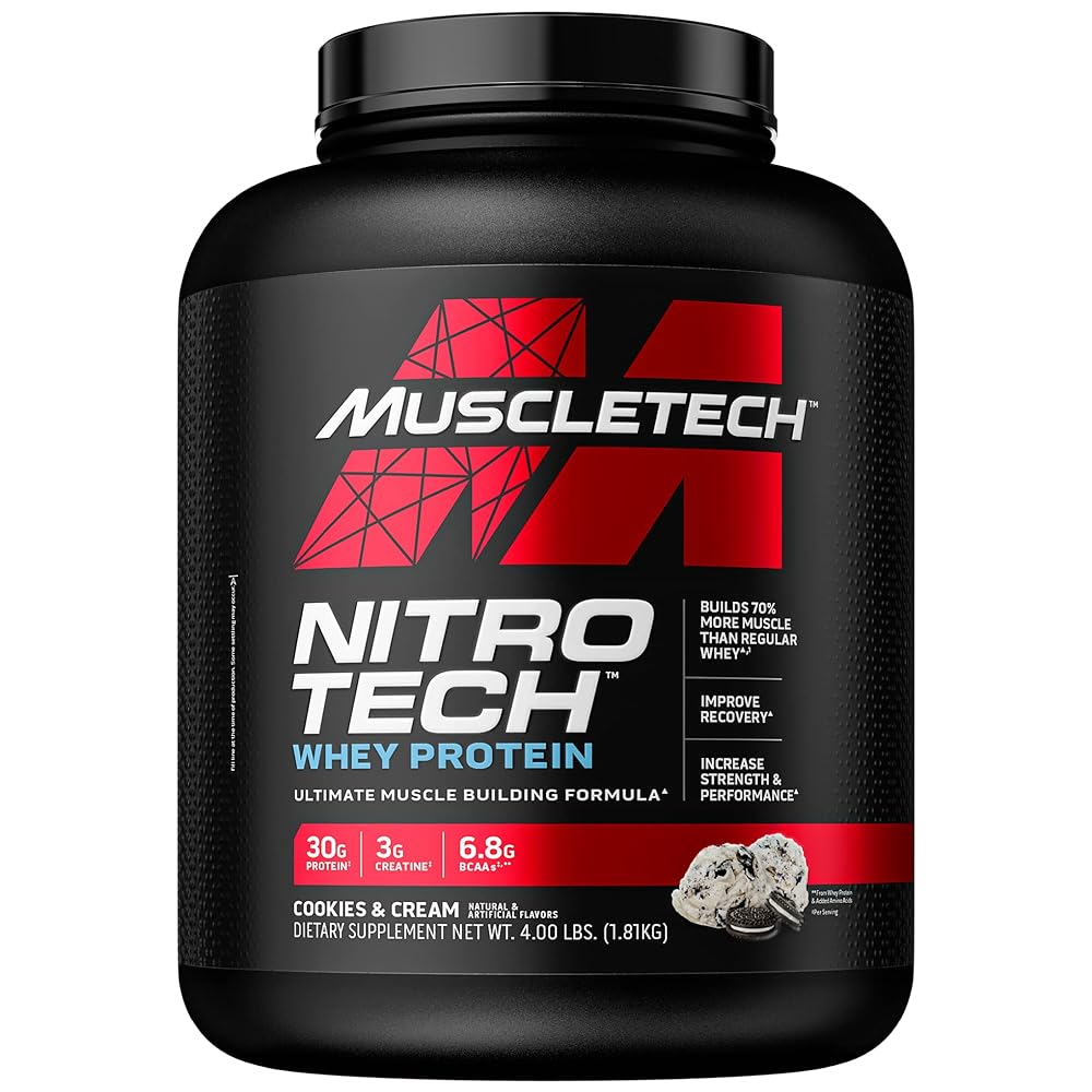 Muscletech Nitro-Tech Whey Protein Powd...