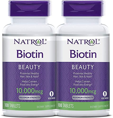 Natrol Biotin, 10,000 mcg, 2-Pack