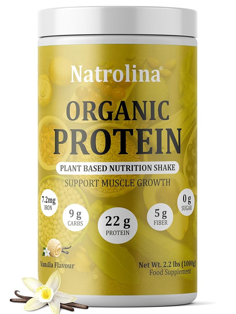 Natrolina Organic Vanilla Protein Powder