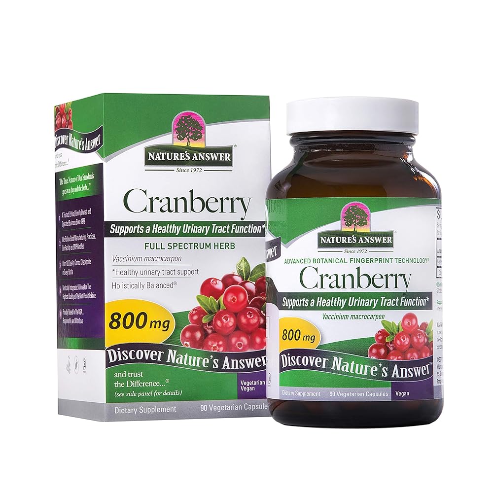 Nature’s Answer Cranberry Fruit S...