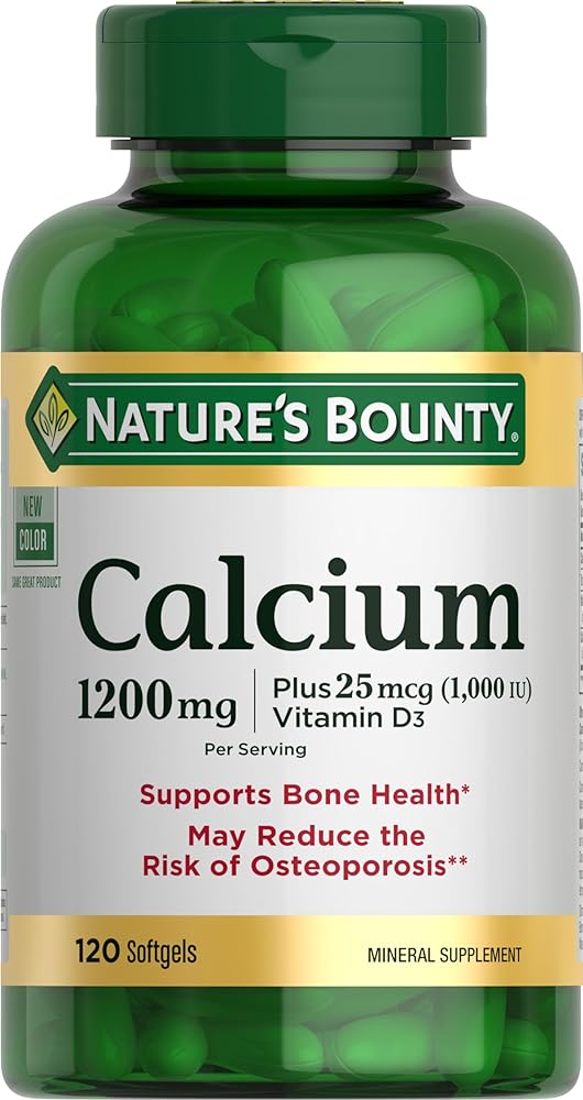 Nature’s Bounty Calcium + D3 Soft...