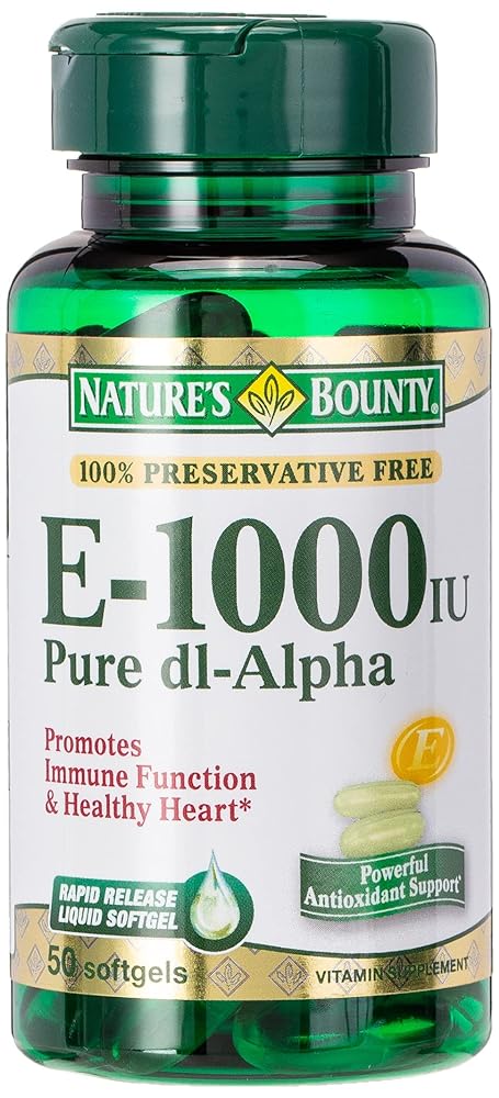 Nature’s Bounty Vitamin E 1000 I.U