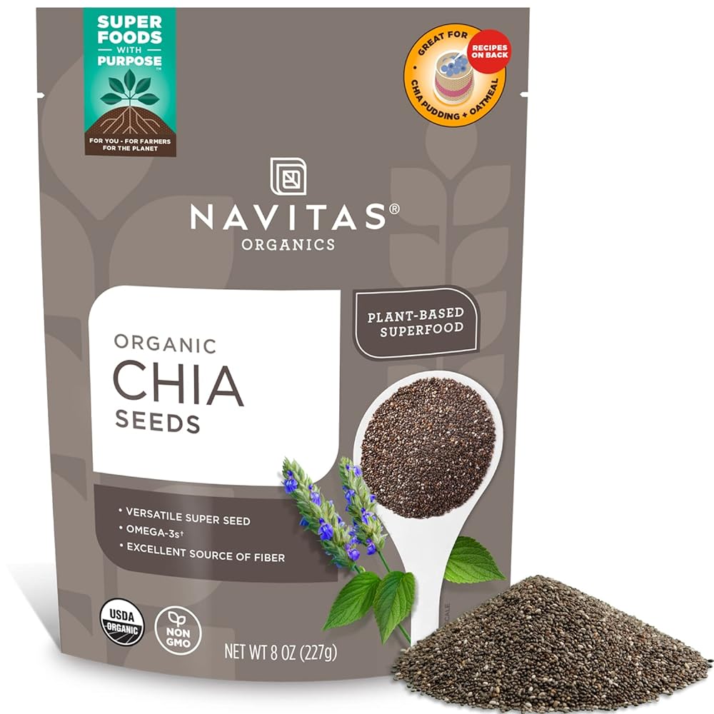 Navitas Organics Chia Seeds – 8oz