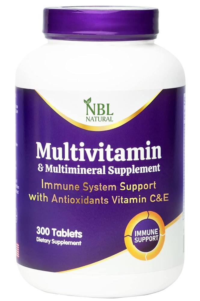 NBL NATURAL Adult Multivitamin, 300 Tab...