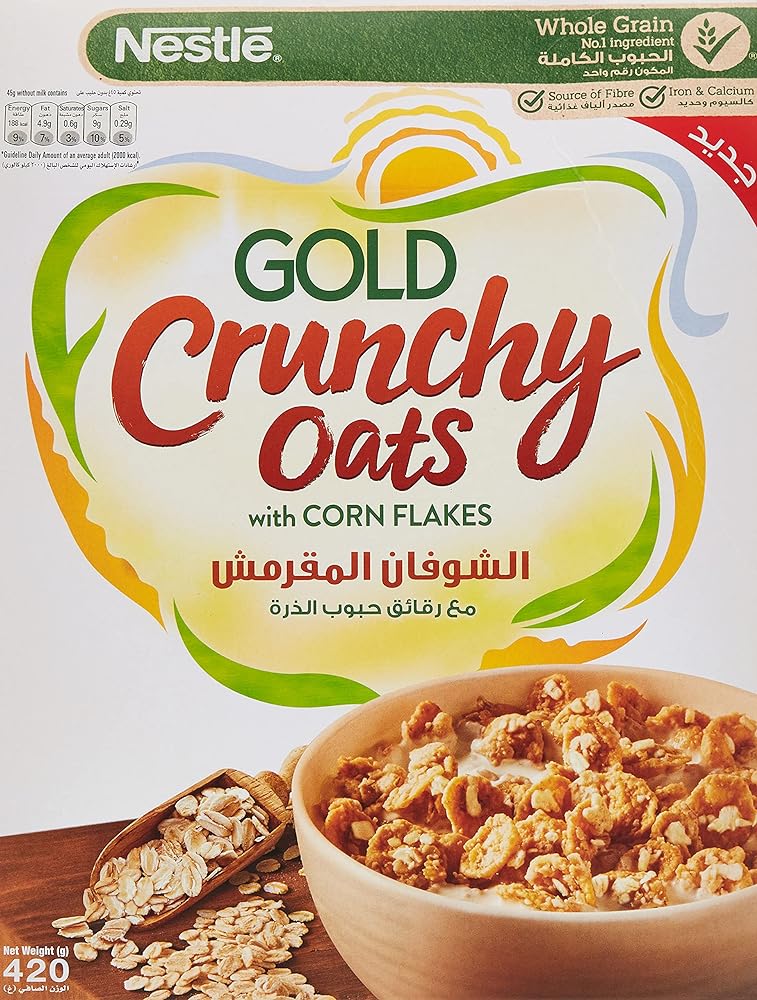 Nestle Crunchy Oats & Corn Flakes 420G