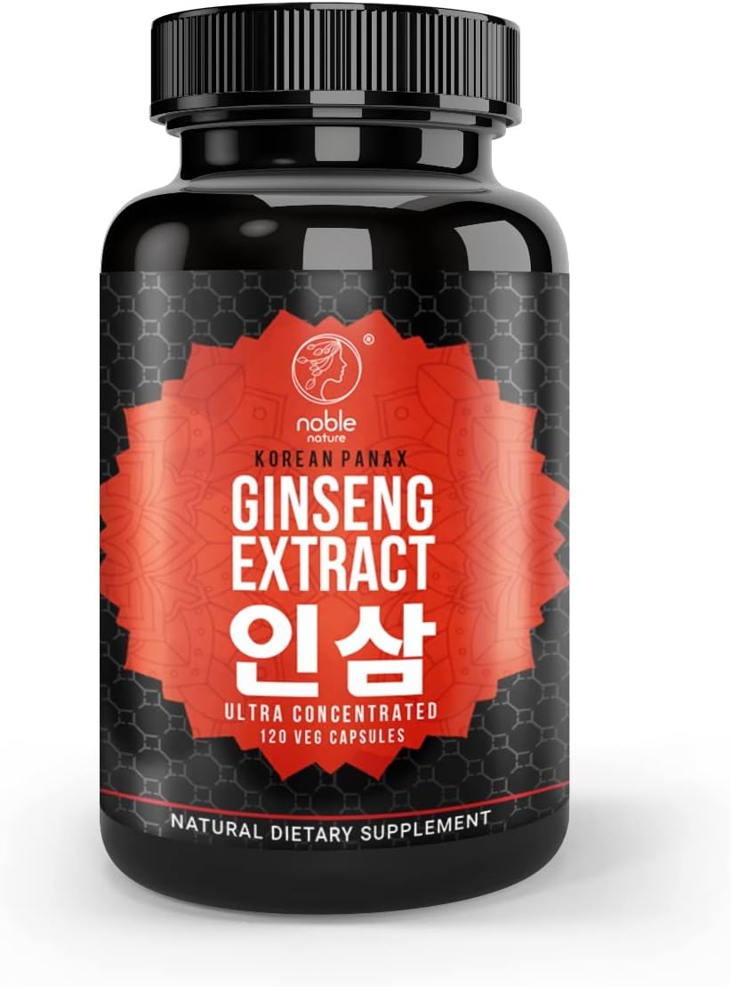 Noble Nature Red Panax Ginseng Capsules