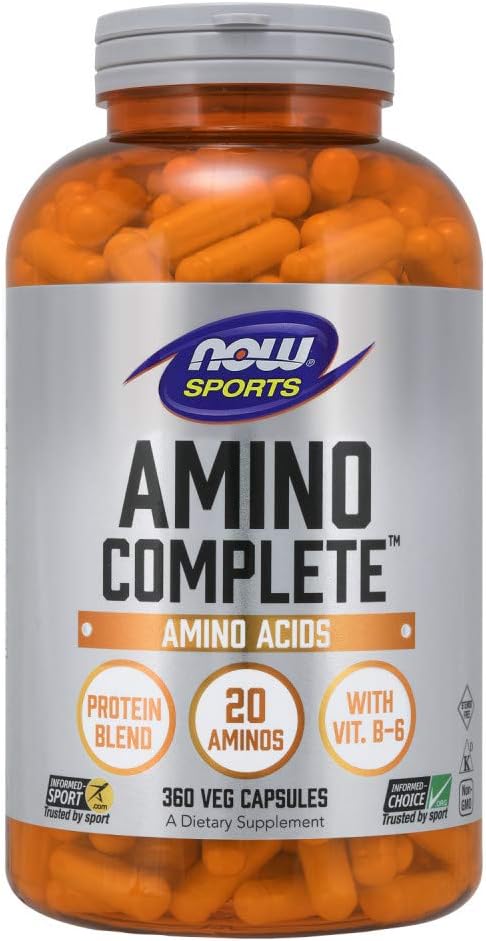 NOW Amino Complete – 360 Capsules