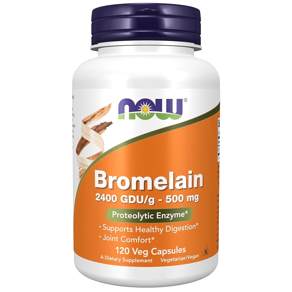 NOW Bromelain 500mg Vcaps 120ct