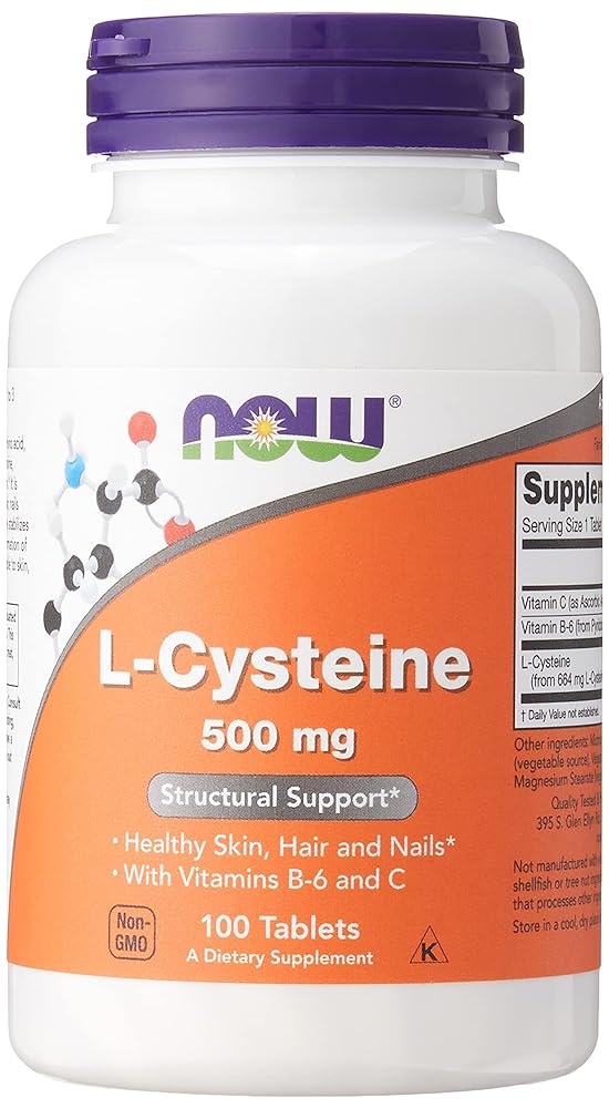 Now Foods L-Cysteine 500mg Tabs