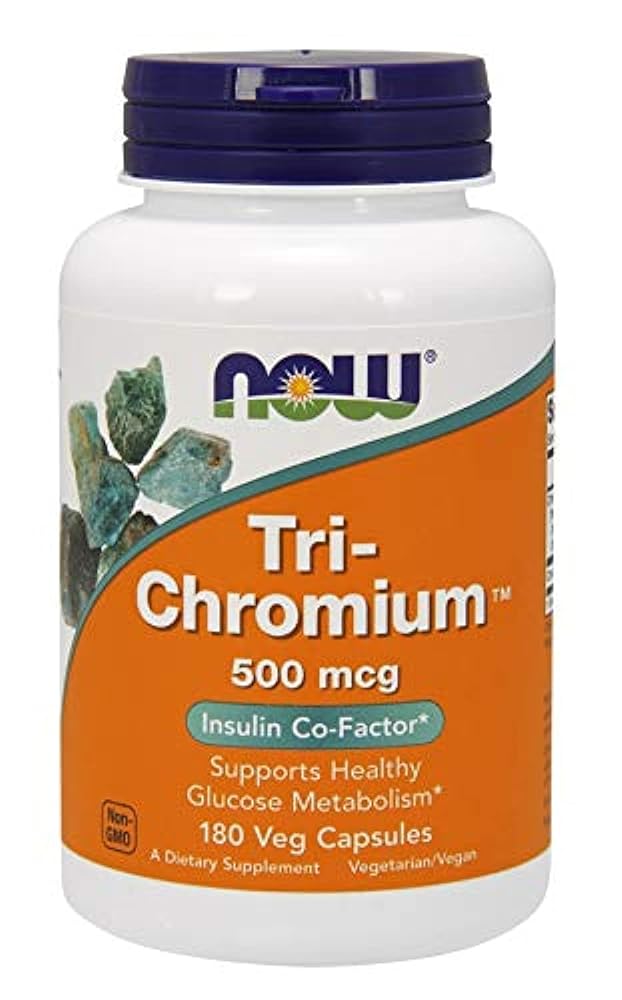 Now Foods Tri-Chromium 500mcg, 180ct