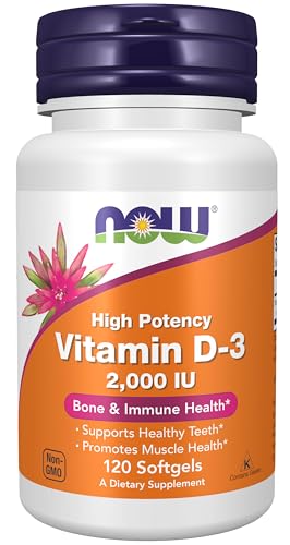 Now Foods Vitamin D-3 Softgels 2000IU