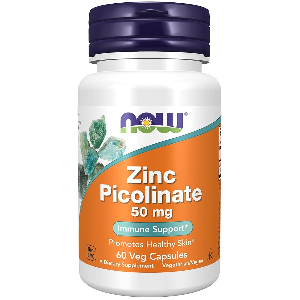 Now Foods Zinc Picolinate 50mg Capsules