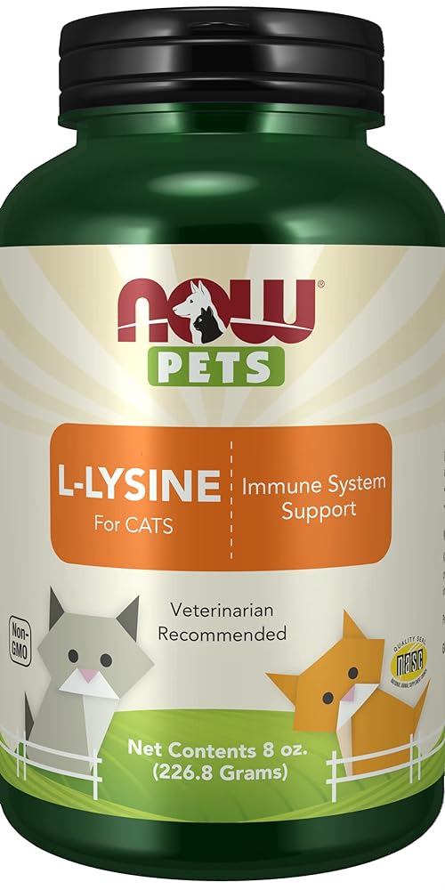 NOW Pet Health L-Lysine Powder for Cats