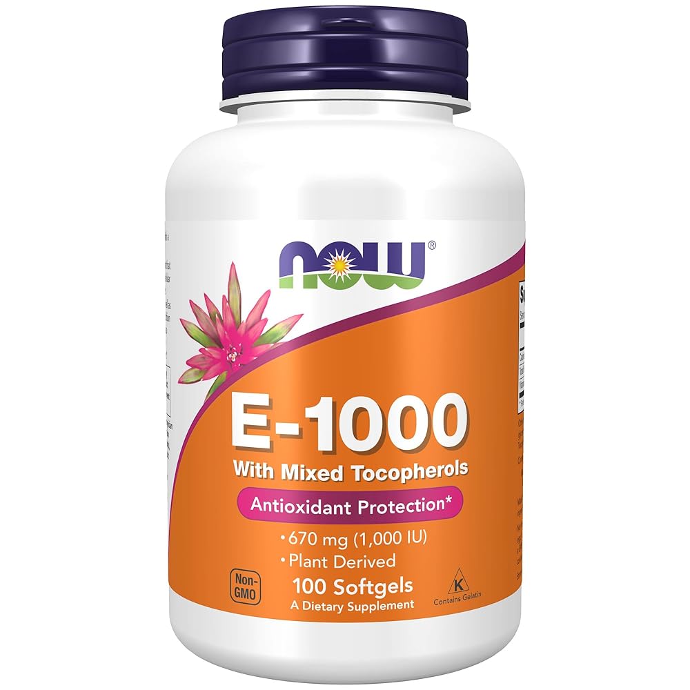 NOW Vitamin E-1,000 IU Softgels