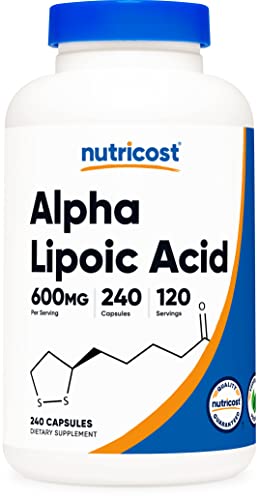 Nutricost Alpha Lipoic Acid 600mg Capsules