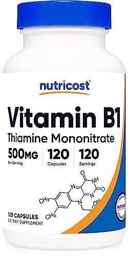 Nutricost B1 Thiamine 500mg Capsules